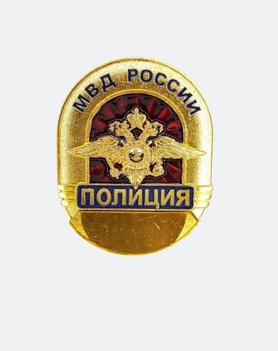 Нагрудный знак ПОЛИЦИЯ МВД